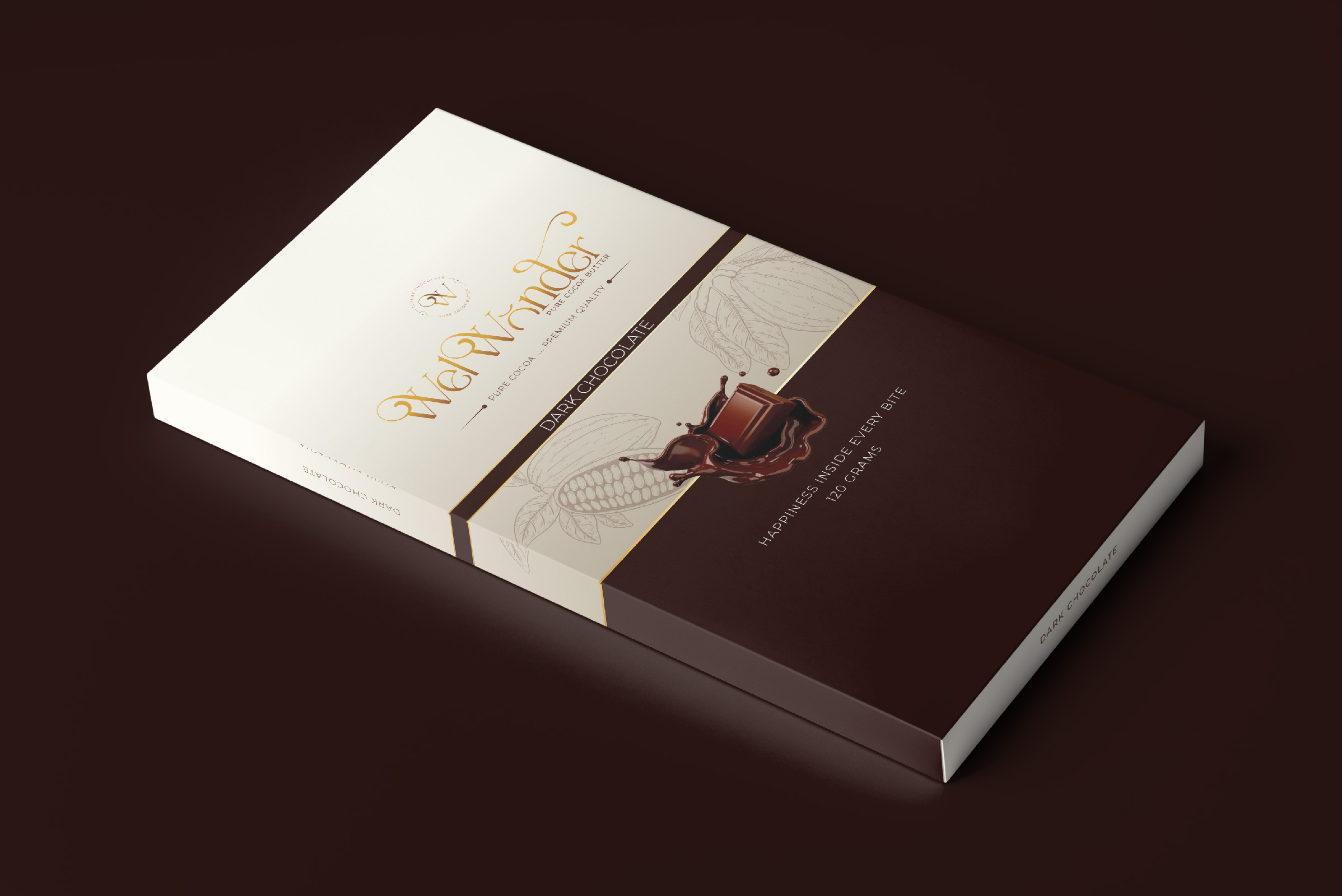 Indulge in a world of luxury with premium dark chocolate, crafted from the finest carefully selected cocoa to offer you an unforgettable taste experience. Ingredients: Sugar – Cocoa Butter – Cocoa Weight: 120 grams.