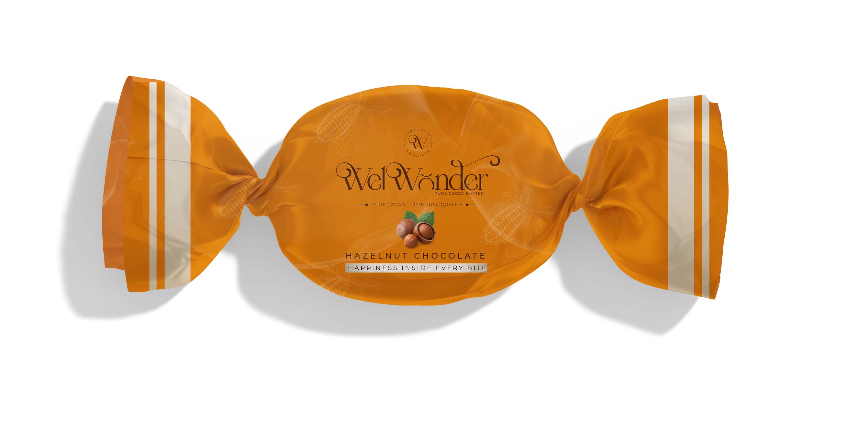 A piece of delicious chocolate with hazelnut pieces. Ingredients: Sugar – Cocoa Butter Alternatives – Cocoa – Hazelnuts. Weight: 10 grams.