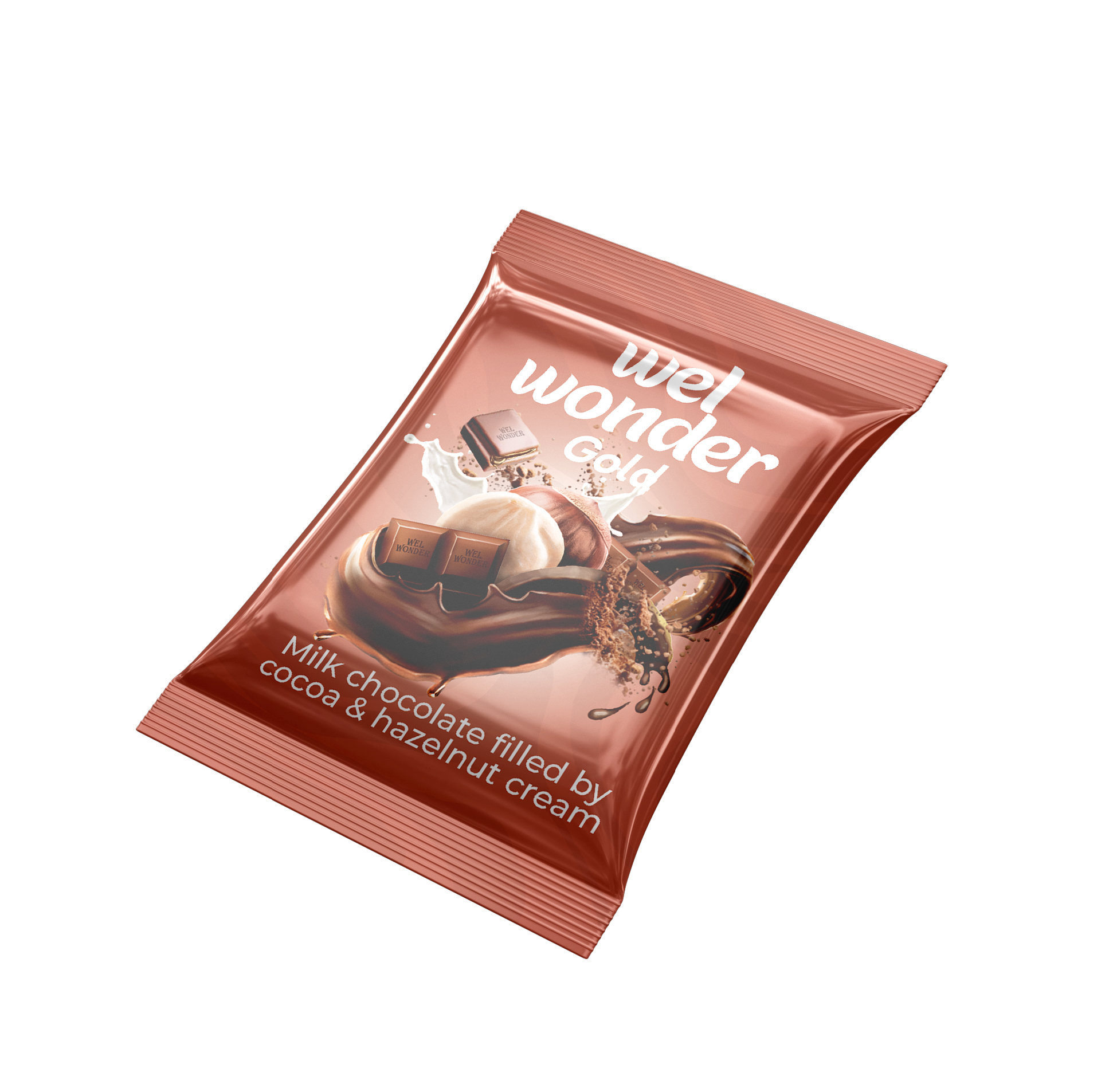 Each small piece is filled with natural hazelnut cream, and its taste will make you melt with joy. Ingredients: Sugar – Cocoa Butter Alternatives – Cocoa – Hazelnuts cream. weight: 60 Grams Code: 6 224001 685330