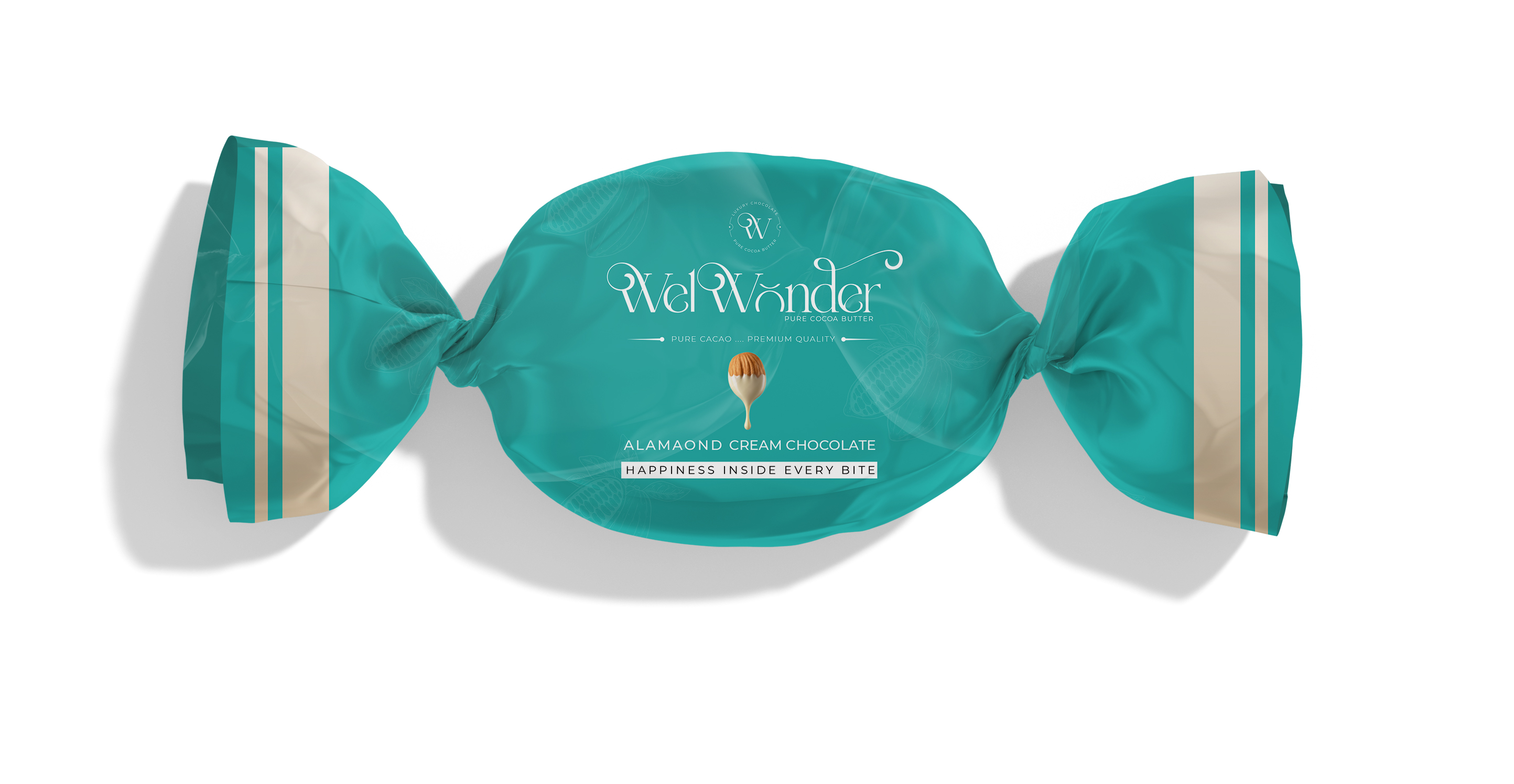 A piece of delicious chocolate with almond cream. Ingredients: Sugar – Cocoa Butter Alternatives – Cocoa – Almond Cream. Weight: 10 grams.